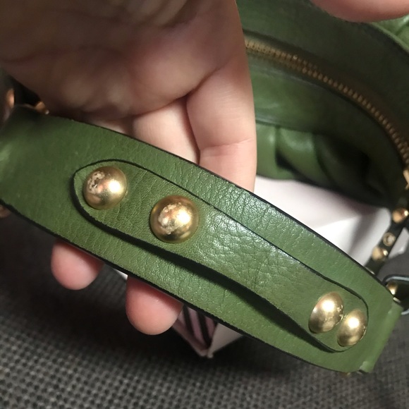 Juicy Couture vintage leather hobo in olive - Picture 7 of 16